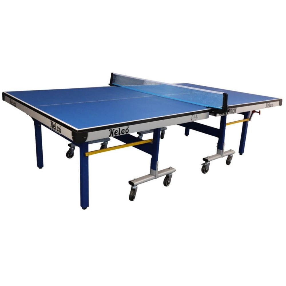Nelco Competition Pro Series Table Tennis Table NS2007TTP | 25mm Laminated Top | Heavy Duty MS Frame | Wheel Set with Brake | ITTF Size