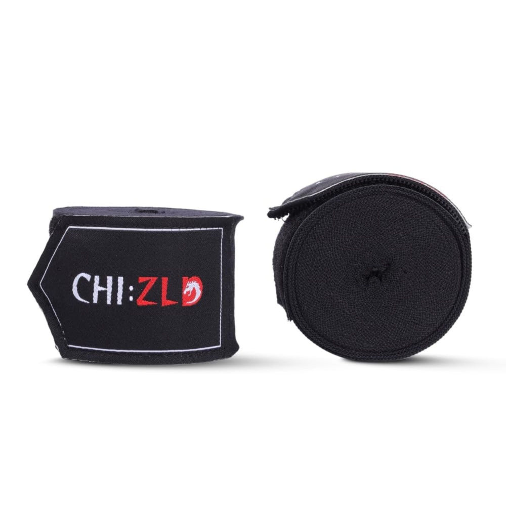 CHIZLD Impact Handwraps Poly-Cotton Blend | Breathable & Stretchable | Secure Velcro Closure | for Boxing, MMA, Kickboxing(4.5 M)