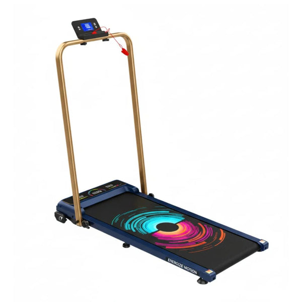 Cockatoo SmartWalk 2AH Walkpad – Foldable Under-Desk Walking Treadmill with Remote Control, LED Display & Compact Home Fitness Design