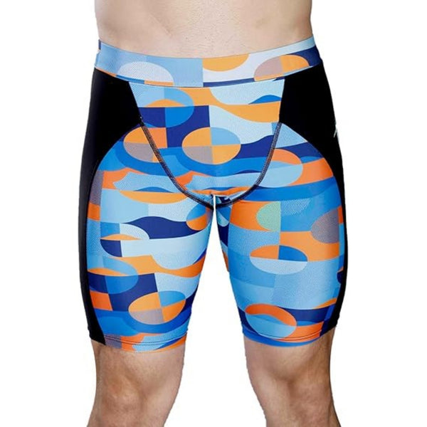 Airavat ORCA 1511 Men's Swimming Jammer – 360° Stretch, UPF50 UV Protection, Anti-Chafe, Quick-Dry Swimwear