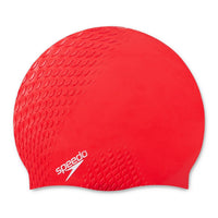 Speedo Bubble Active+ Silicone Swimming Cap – Adult | Bubble Texture Design, Snag-Free Fit, Chlorine Protection & Durable Stretch Comfort - Best Price online Prokicksports.com