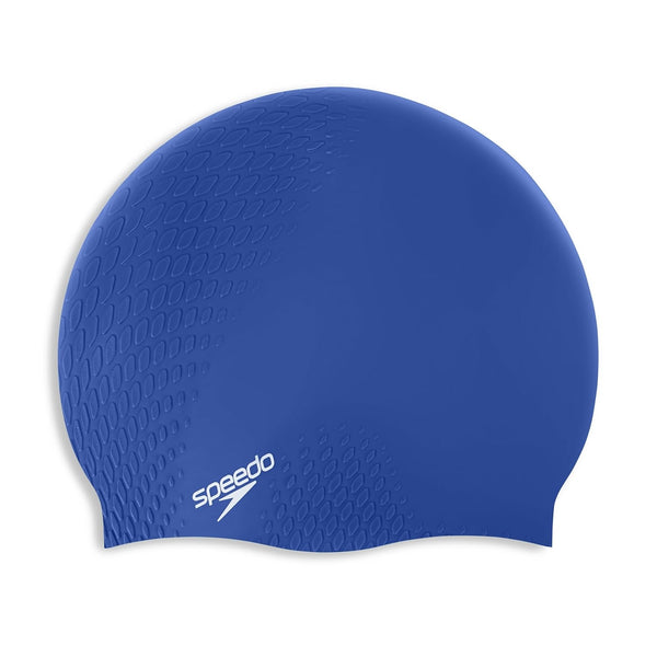 Speedo Bubble Active+ Silicone Swimming Cap – Adult | Bubble Texture Design, Snag-Free Fit, Chlorine Protection & Durable Stretch Comfort