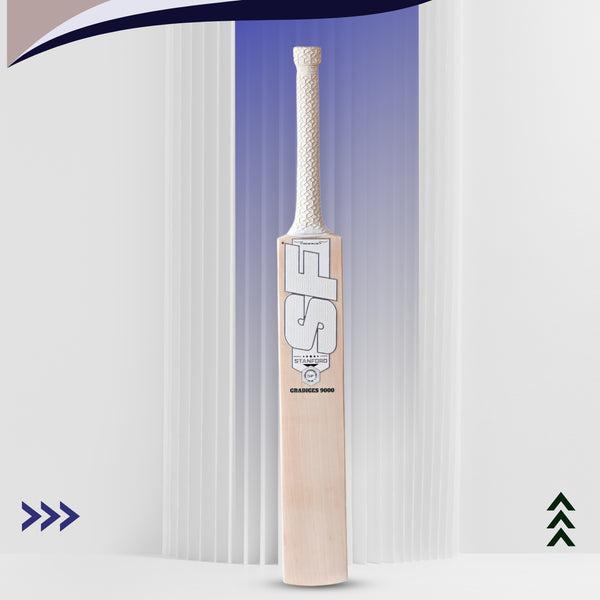 SF Gradiges 9000 English Willow Cricket Bat - SH | Premium Grade Willow with Thick Edges, Mid Sweet Spot & Professional Performance