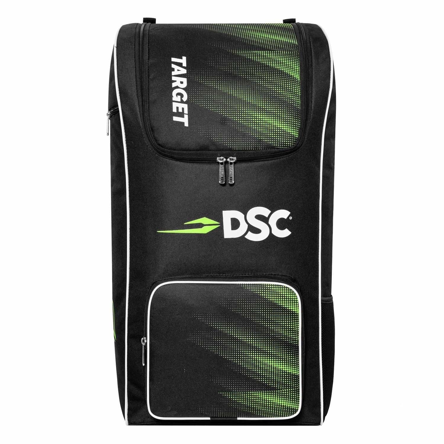 DSC Target Cricket Kit Bag – Spacious Cricket Gear Bag with Durable Fabric, Multiple Compartments & Professional Design - Best Price online Prokicksports.com