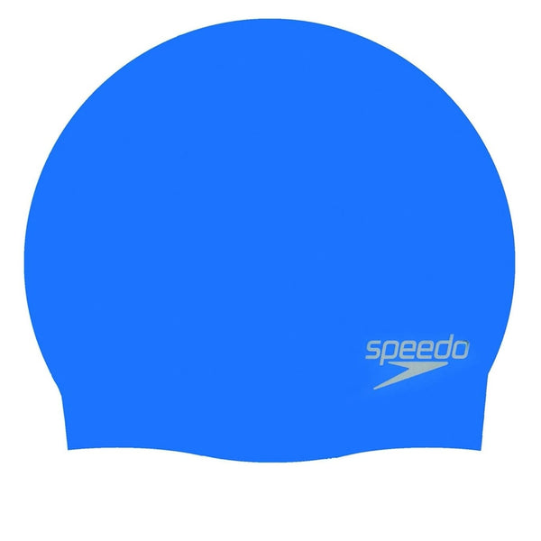 Speedo Moulded Silicone Swimming Cap – Adult | Ergonomic 3D Design, Snag-Free Stretch Fit, Chlorine Protection & Hydrodynamic Performance (
