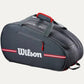 Wilson Padel Team Padel Bag – WR8908701001 - Black | Lightweight & Durable Sports Bag for Padel or Tennis Players | Spacious, Stylish & Functional Design - Best Price online Prokicksports.com