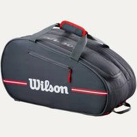 Wilson Padel Team Padel Bag – WR8908701001 - Black | Lightweight & Durable Sports Bag for Padel or Tennis Players | Spacious, Stylish & Functional Design - Best Price online Prokicksports.com