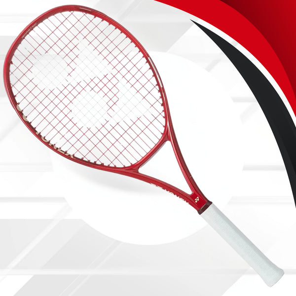 Yonex VCore Alpha Strung Tennis Racquet Ruby Red (G2 - 4 1/4) | 275g Performance Racquet