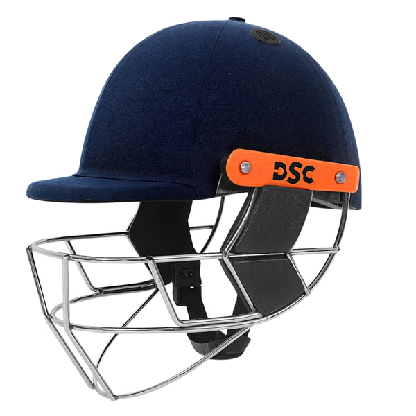 DSC Empra Titanium Cricket Helmet – Navy | Premium Helmet with Titanium Grill & Advanced Protection