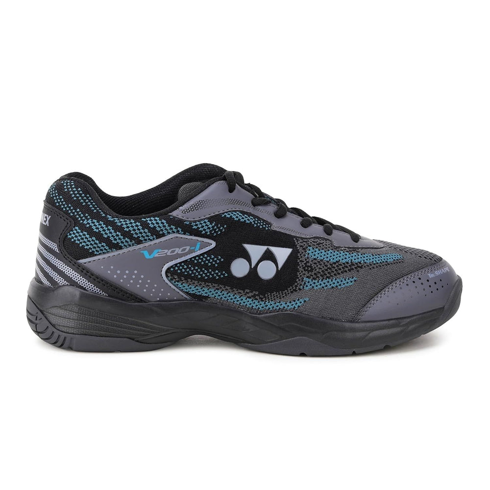Yonex V200-i Men's Badminton Shoes – Tru Cushion, Tru Shape, Non-Marking Sole, Radial Blade Grip, Lightweight Sports Footwear