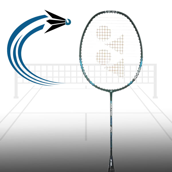 Yonex Voltric Lite 47i Unstrung Badminton Racquet, Black/Blue (5U4) | Head-Heavy Power Frame with Tri-Voltage System & Lightweight Control