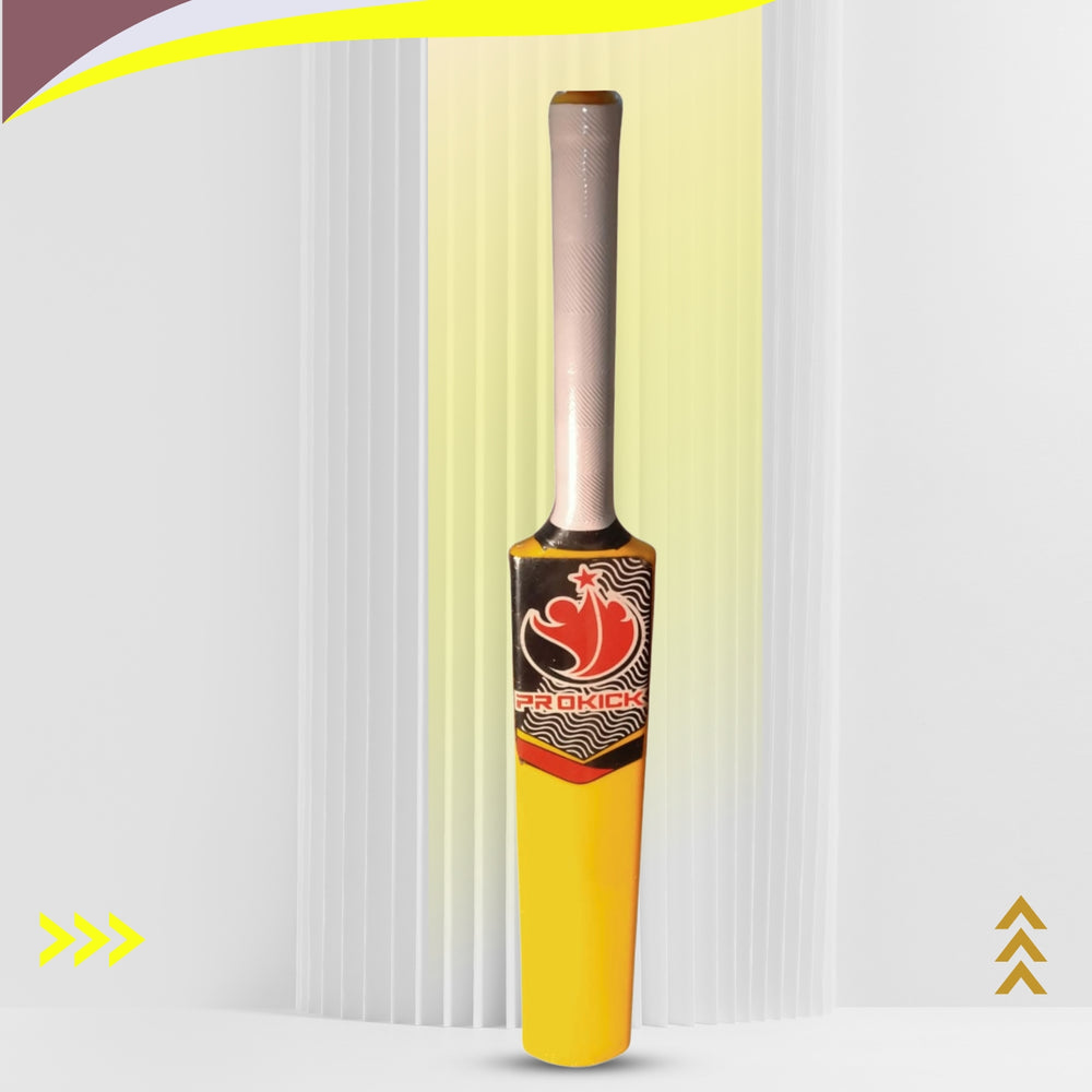 Prokick Plastic Cricket Bat | Lightweight Durable Plastic Bat for Kids with Strong Build & Easy Grip for Outdoor Play