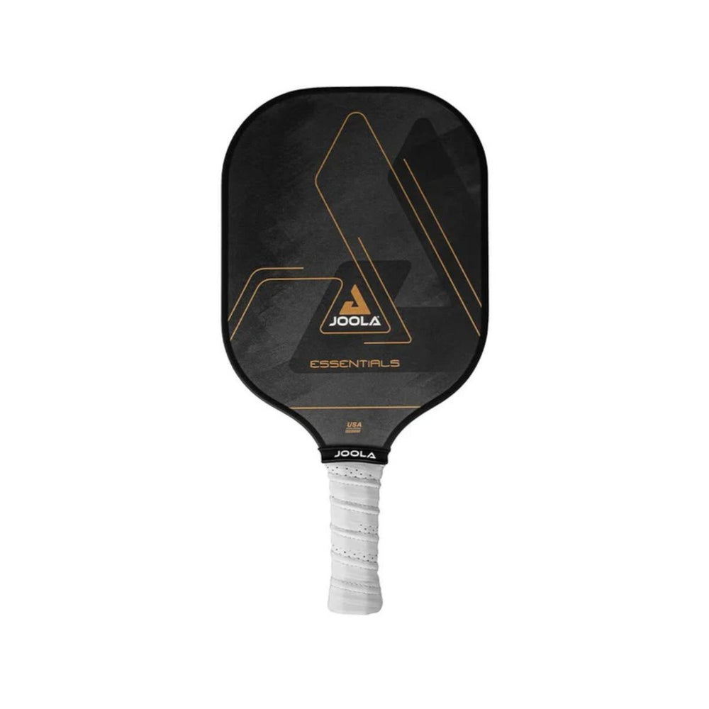 JOOLA Essentials 12mm Pickleball Paddle – Lightweight Paddle for Beginners & Recreational Players |Fiberglass Abrasion| (Black)