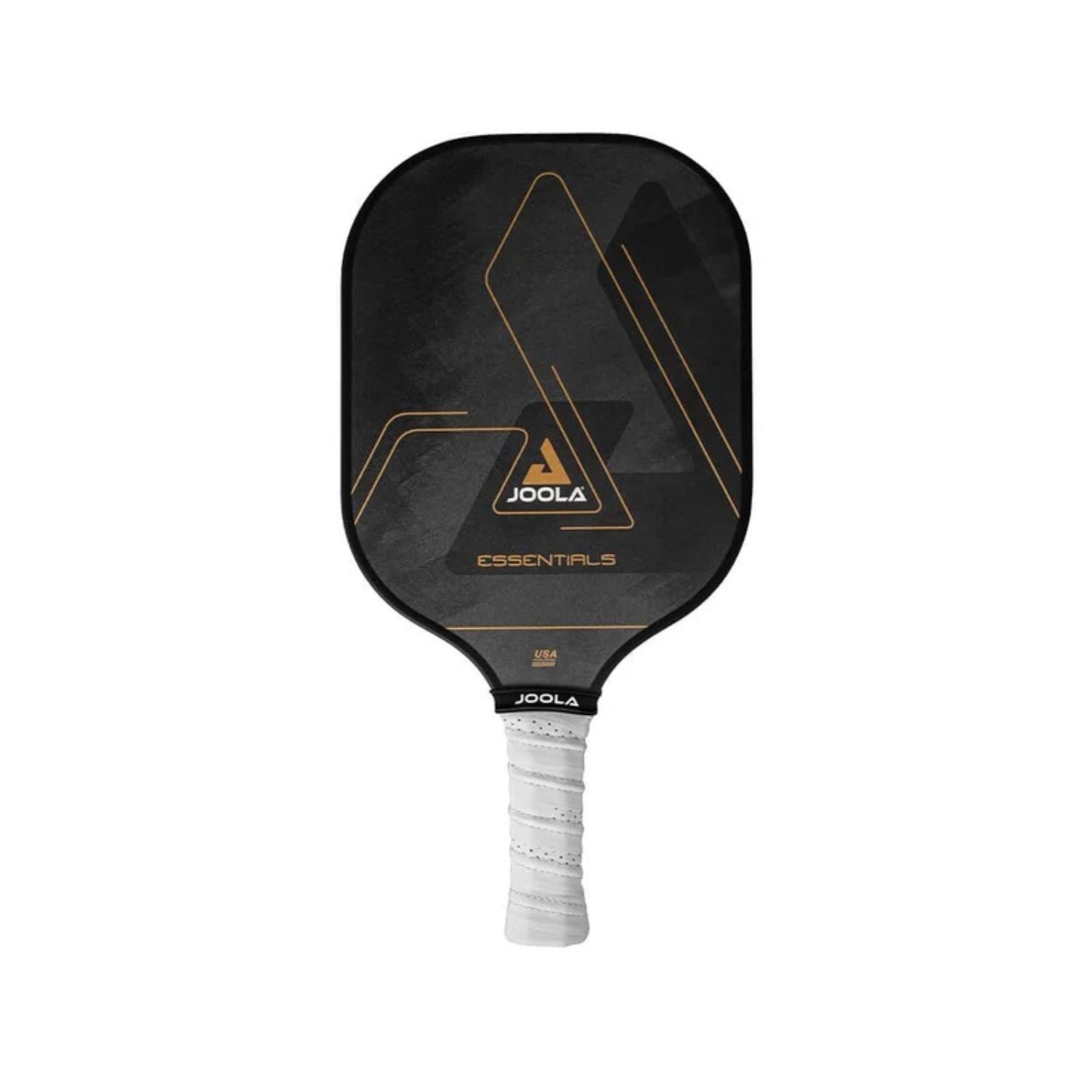JOOLA Essentials 12mm Pickleball Paddle – Lightweight Paddle for Beginners & Recreational Players |Fiberglass Abrasion| (Black) - Best Price online Prokicksports.com
