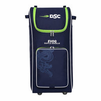 DSC EVOQ Duffle Cricket Kit Bag with Wheelie – Navy/F Yellow, Premium Wheelie Duffle Cricket Gear Bag with Large Capacity & Durable Fabric - Best Price online Prokicksports.com