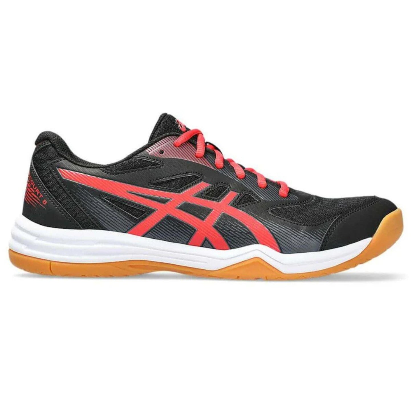 ASICS UPCOURT 5 Indoor Court Shoes | Badminton/Volleyball Shoes | Non-Marking Rubber Sole | Breathable Mesh Upper | Lightweight & Flexible