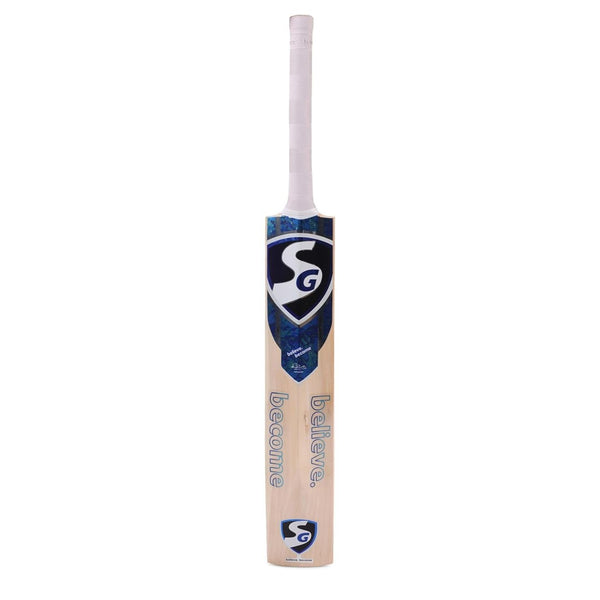 SG Boundary Classic Cricket Bat | Premium Kashmir Willow | Thick Edges (40mm) | Lightweight (1050-1150g) | Perfect for Club-Level Players | Includes Bat Grip