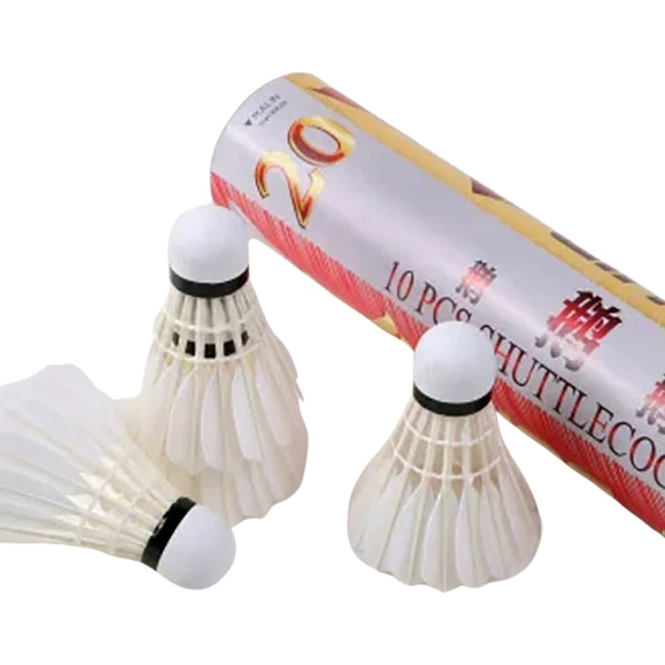 Ling Mei 20 Premium Badminton Feather Shuttlecock – High Performance & Durability