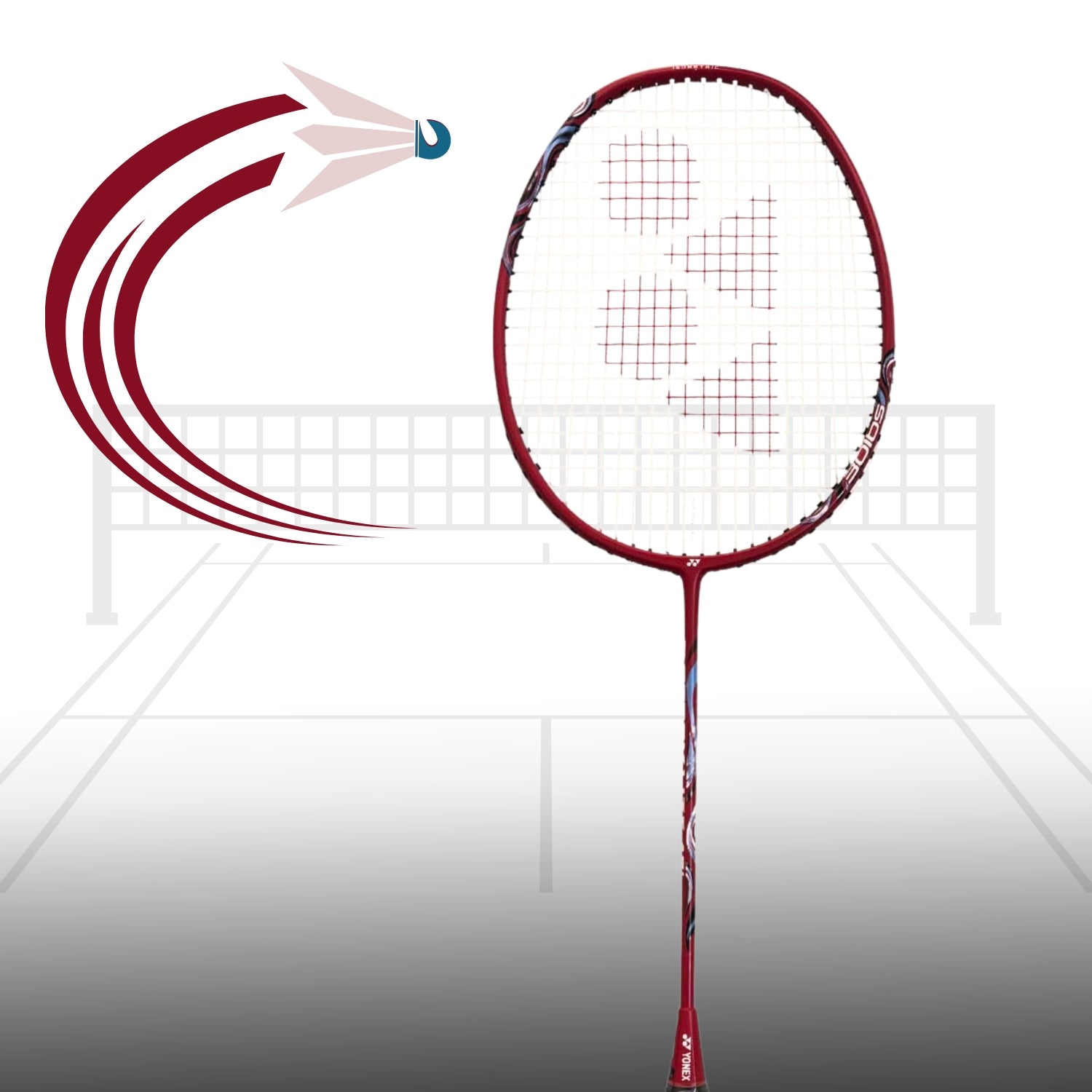 Yonex Astrox Lite 45i Strung Badminton Racquet 5U4 | Head-Heavy Graphite Frame with ISOMETRIC Technology, Slim Shaft & Power Smash Performance - Best Price online Prokicksports.com
