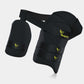 Woodpecker Armour X Right Hand Cricket Thigh Guard Black 3-Strap Lightweight Extra Hip Protection Lycra Polyester - Best Price online Prokicksports.com