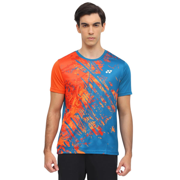 Yonex 2965 Men’s Round Neck T‑Shirt – TruDry Quick‑Dry Polyester Essentia 3 Badminton/Tennis Tee