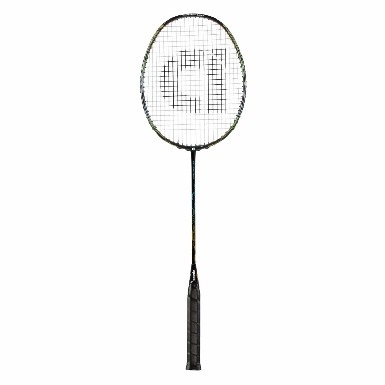 Apacs Fanatala Pro 101 Unstrung Badminton Racquet with Cover – Black, 4U G2 (Doubles Power 84g, 38lbs Tension, Compact Quad Voltaic) - Best Price online Prokicksports.com