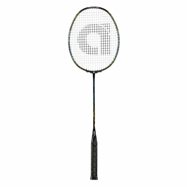 Apacs Fanatala Pro 101 Unstrung Badminton Racquet with Cover – Black, 4U G2 (Doubles Power 84g, 38lbs Tension, Compact Quad Voltaic)