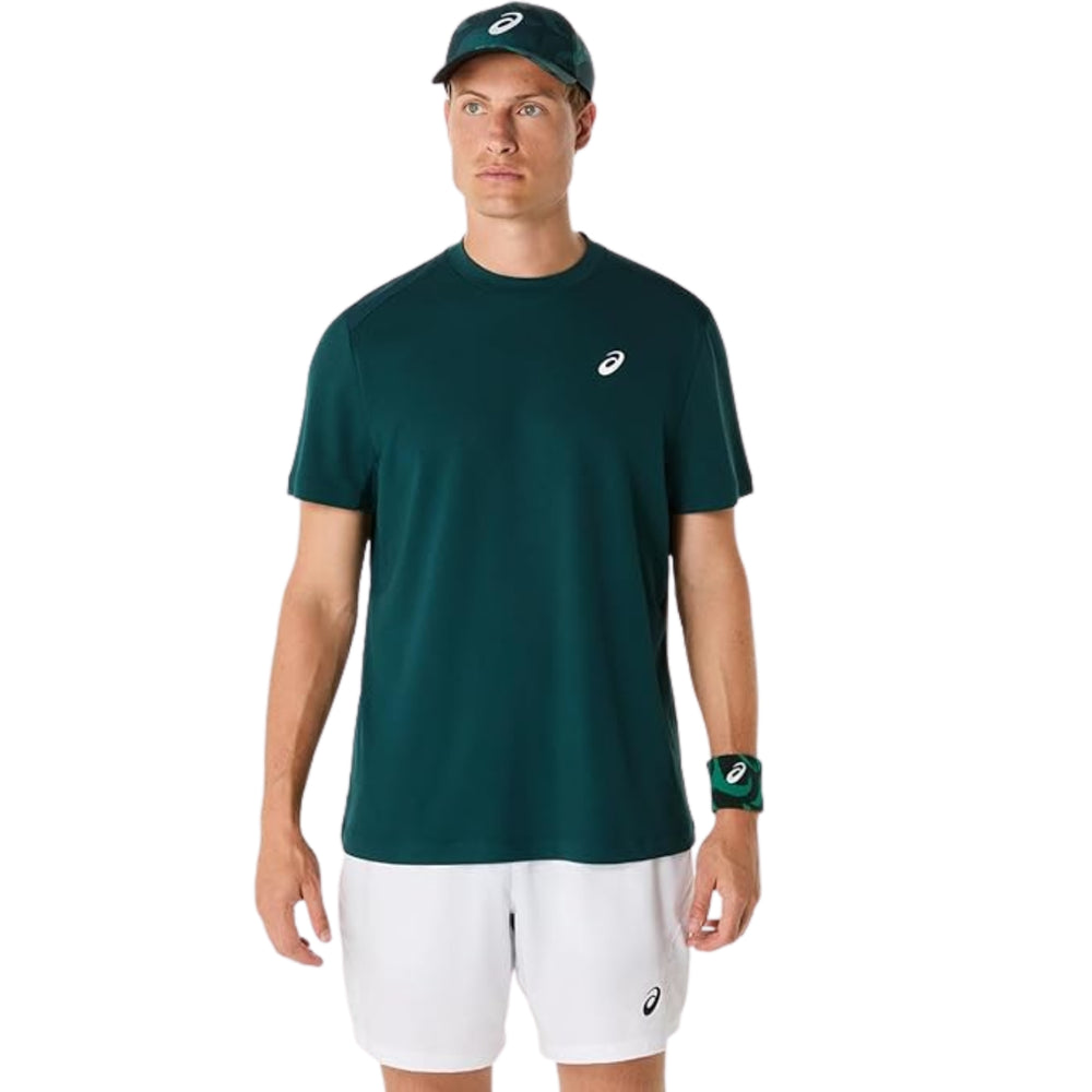 ASICS Court SS Top Men T-Shirt Roundneck | Lightweight Breathable Sports Tee for Training & Casual Wear