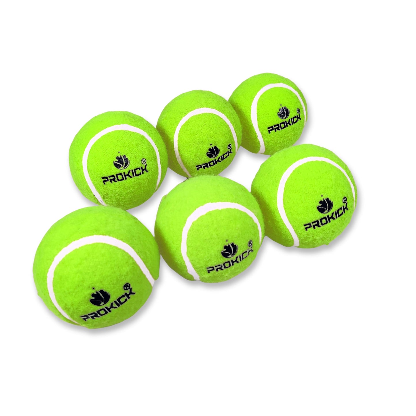 Prokick Heavy Cricket Tennis Ball, Green (Pack of 6) - Best Price online Prokicksports.com