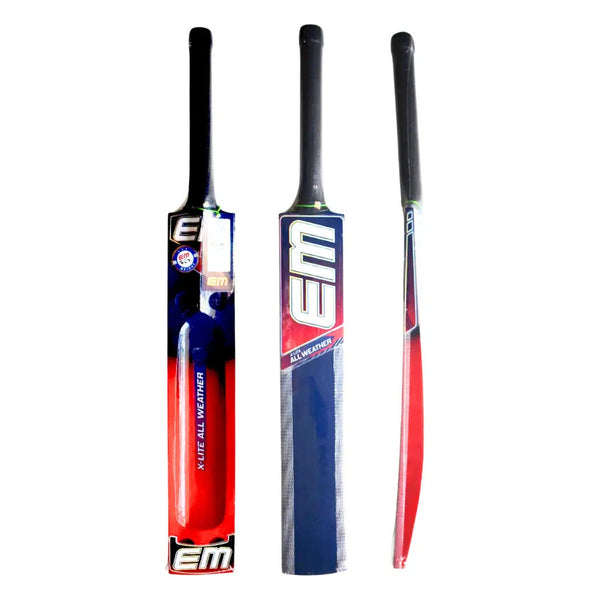 EM X-Lite 1.0 Kashmir Willow Tennis Cricket Bat – Lightweight Power Bat for Tennis Ball Cricket