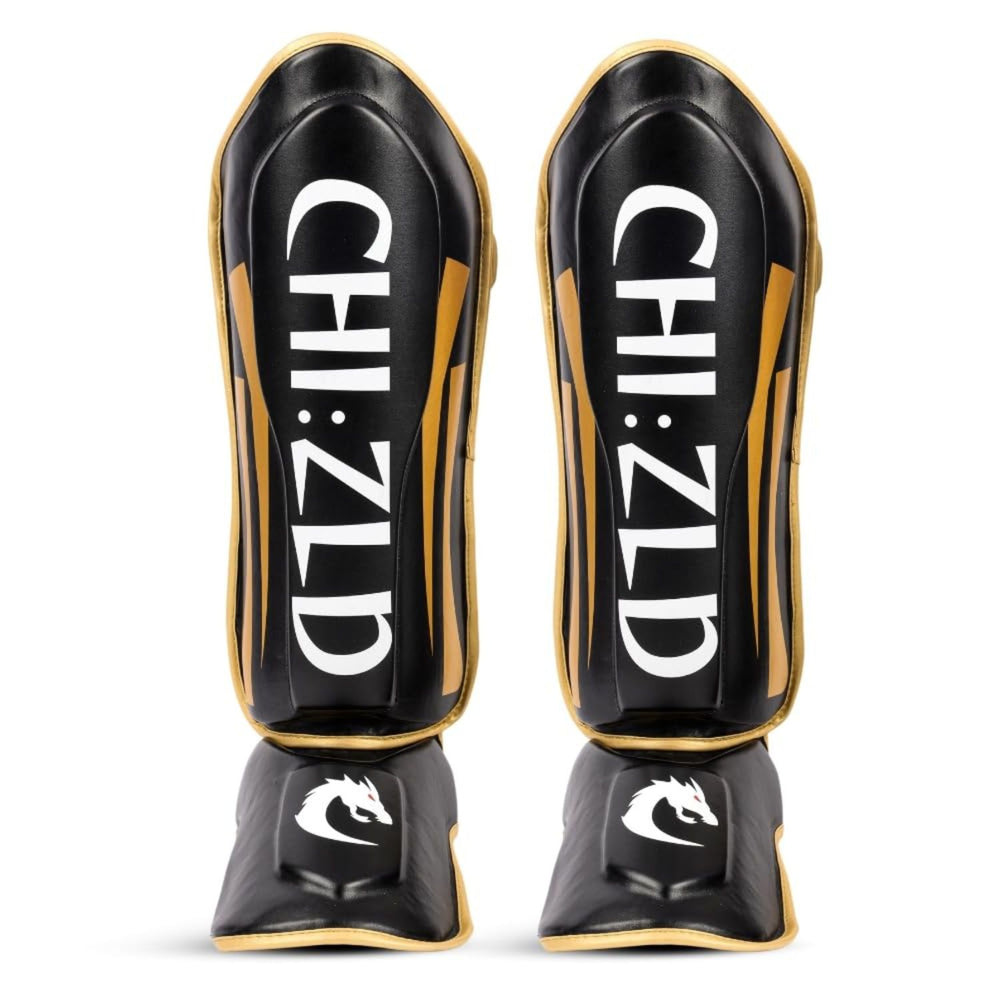 Chizld Impact Shin Guards | High-Density Foam Padding | Dual Adjustable Straps | Boxing– Men & Women