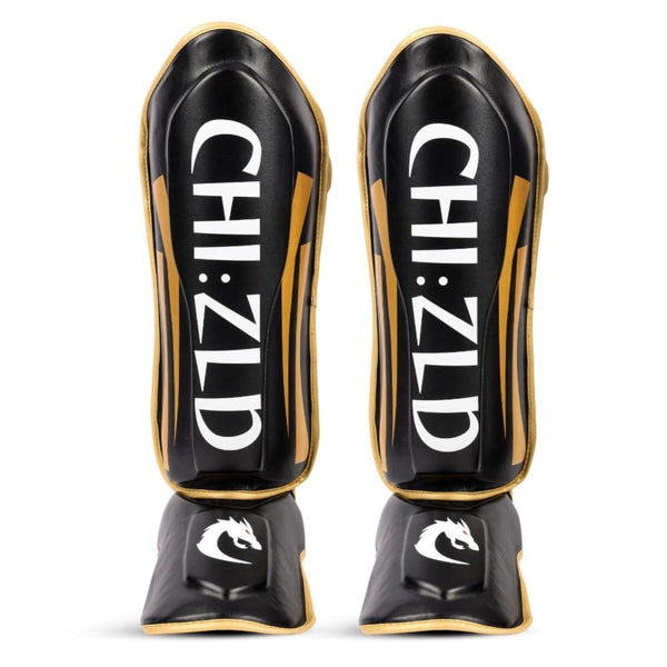 Chizld Impact Shin Guards | High-Density Foam Padding | Dual Adjustable Straps | Boxing– Men & Women