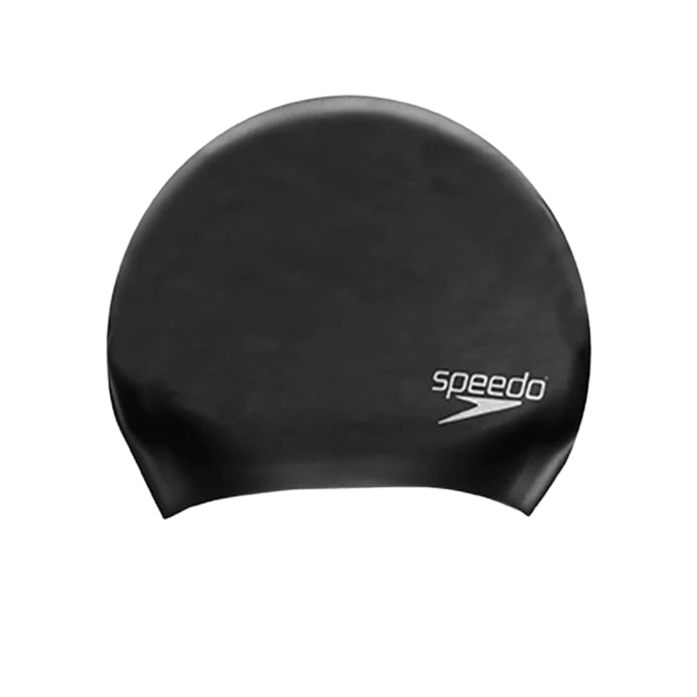 Speedo Long Hair Silicone Swimming Cap – Adult | Extra Space Design for Long Hair, Snag-Free Stretch Fit, Chlorine Protection & Hydrodynamic Performance