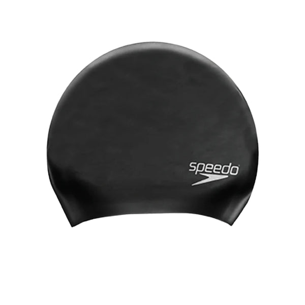 Speedo Long Hair Silicone Swimming Cap – Adult | Extra Space Design for Long Hair, Snag-Free Stretch Fit, Chlorine Protection & Hydrodynamic Performance