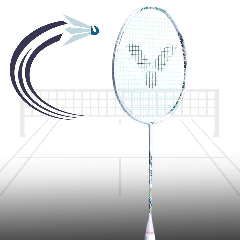 Victor TK-TTY Ultima A Unstrung Badminton Racquet | Thruster Power Series with Head-Heavy Balance, High Tension Frame & Explosive Smash Performance