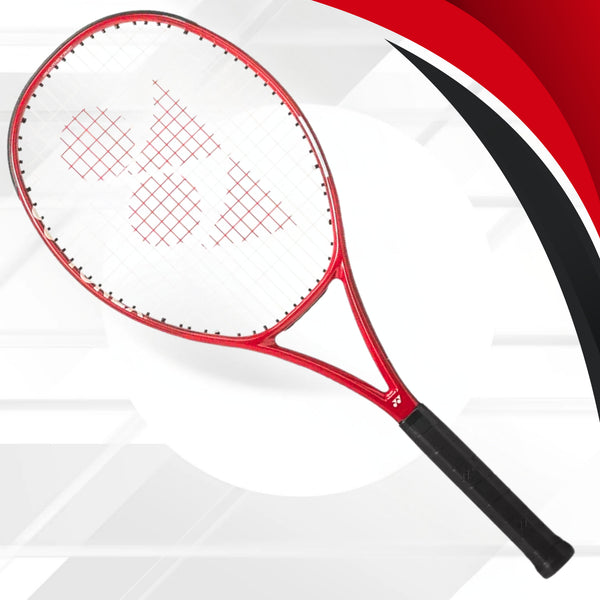 Yonex VCore Play Strung Tennis Racquet Ruby Red (G2 - 4 1/4) | 265g Lightweight Performance Racquet