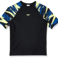 Speedo Hyperboom Short Sleeve Suntop – Boys UV Protection Swimwear Top, Quick Dry Stretch Fabric, Performance Swim Rashguard - Best Price online Prokicksports.com