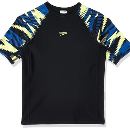 Speedo Hyperboom Short Sleeve Suntop – Boys UV Protection Swimwear Top, Quick Dry Stretch Fabric, Performance Swim Rashguard - Best Price online Prokicksports.com