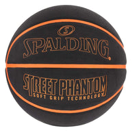 Spalding Street Phantom Outdoor Basketball – Size 7, Soft Grip Rubber, Deep Channel Street Ball for Concrete & Asphalt Courts - Best Price online Prokicksports.com