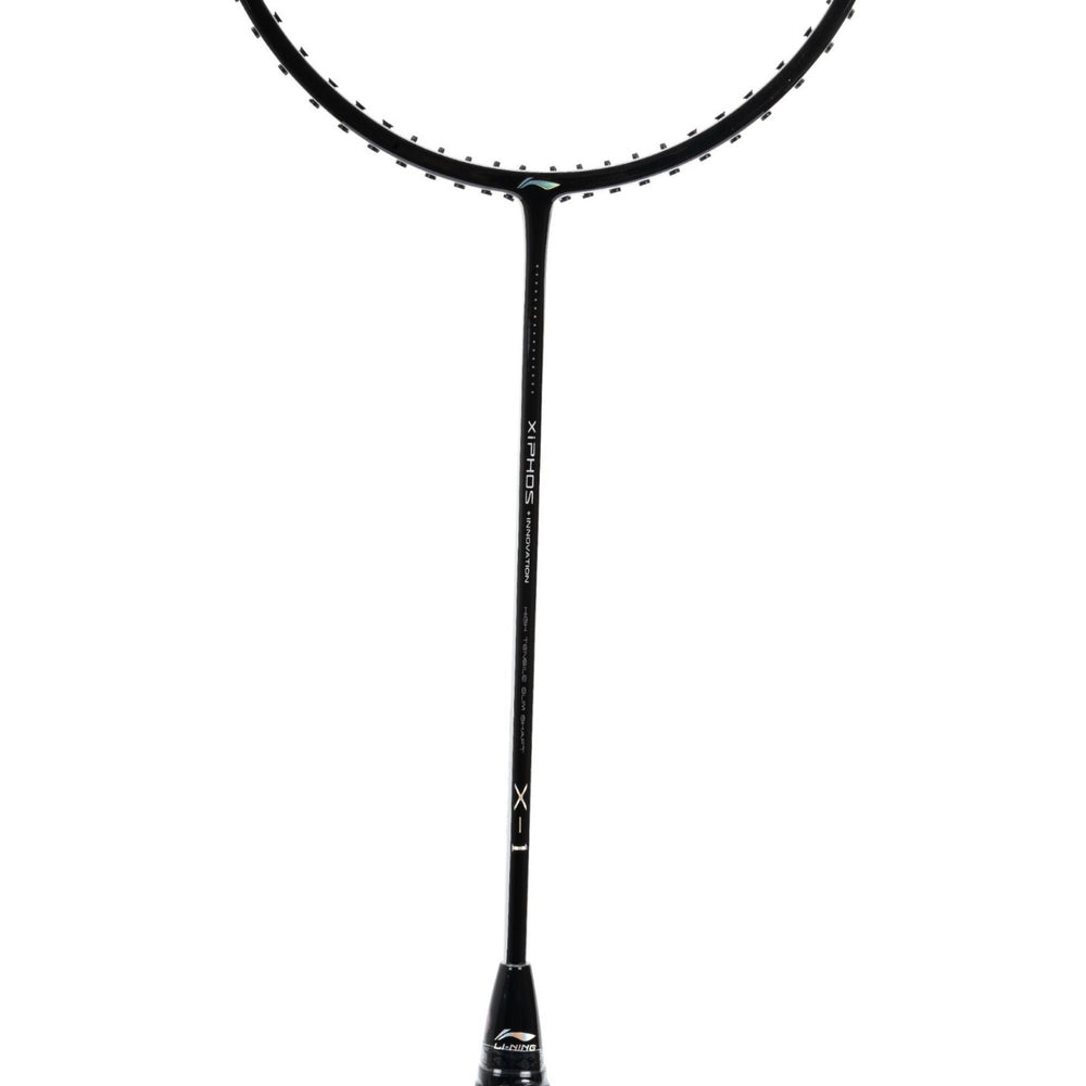 Li-Ning Xiphos X1 Unstrung Badminton Racquet, G5 – 87g Lightweight Graphite Racket, Black/Silver– For Professional Power and Control for Competitive Players - Best Price online Prokicksports.com