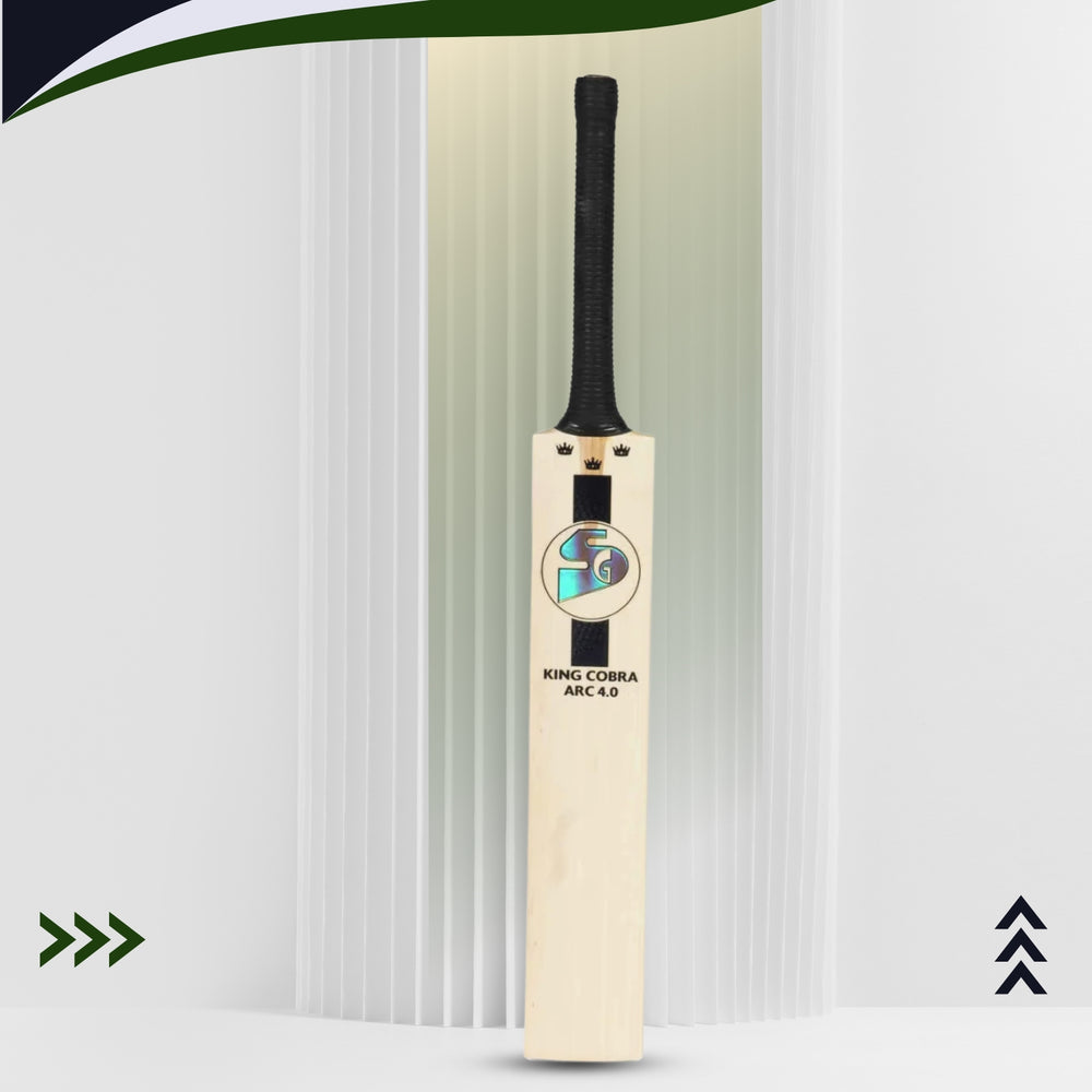 SG King Cobra Arc 4.0 English Willow Cricket Bat - SH | Powerful Duckbill Profile with Thick Edges & Extended Sweet Spot