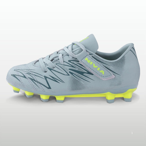 NIVIA Encounter 11 Kids Football Shoes – Multi-Ground Synthetic Leather with TPU Sole for Agility & Grip