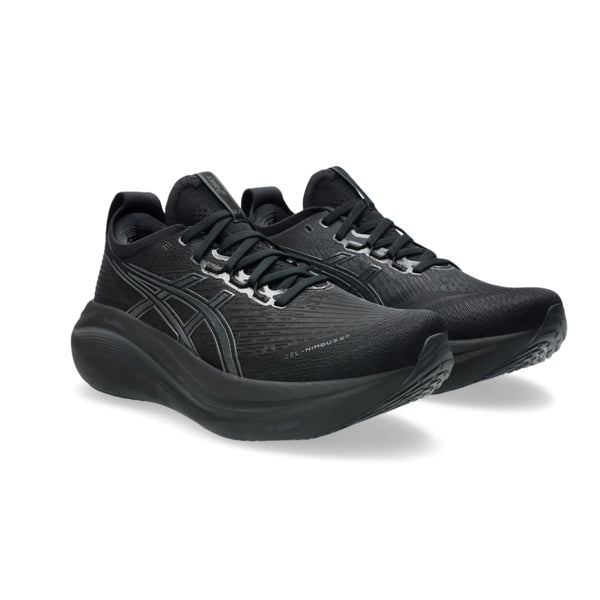 ASICS GEL-NIMBUS 27 Running Shoes (M) BLACK/GRAPHITE GREY | Premium Cushioned Neutral Running Shoes for Daily Training