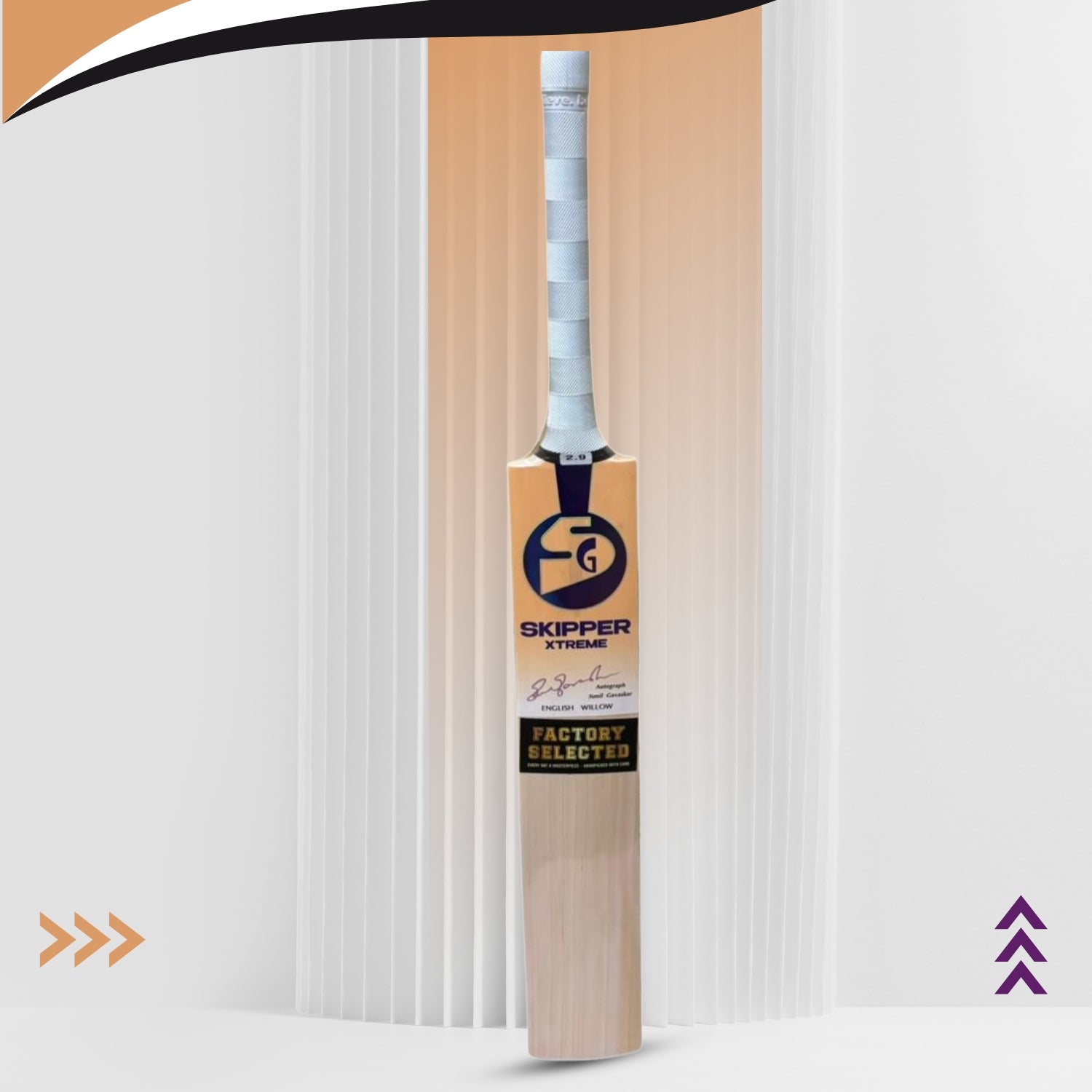 SG Skipper Xtreme English Willow Cricket Bat - Best Price online Prokicksports.com