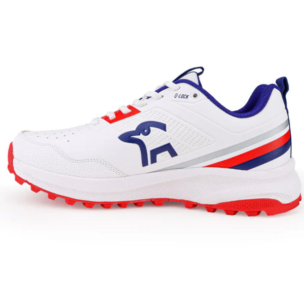Kookaburra Pro 2.0 Rubber Cricket Shoe – Red/White | Comfort & Traction for the Field