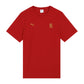 PUMA x RCB Jacquard Tee Round Neck T-Shirt for Men | Premium Jacquard Fabric with dryCELL Technology, Official RCB Branding & Regular Fit - Best Price online Prokicksports.com