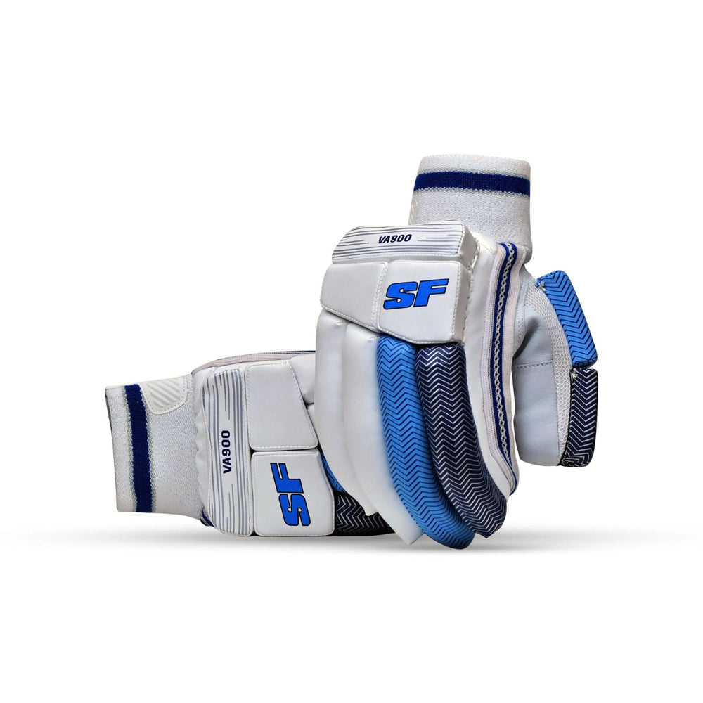 SF VA 900 Right Hand Batting Gloves | Premium Leather Palm | Advanced Protection for Club & Semi-Pro Cricketers