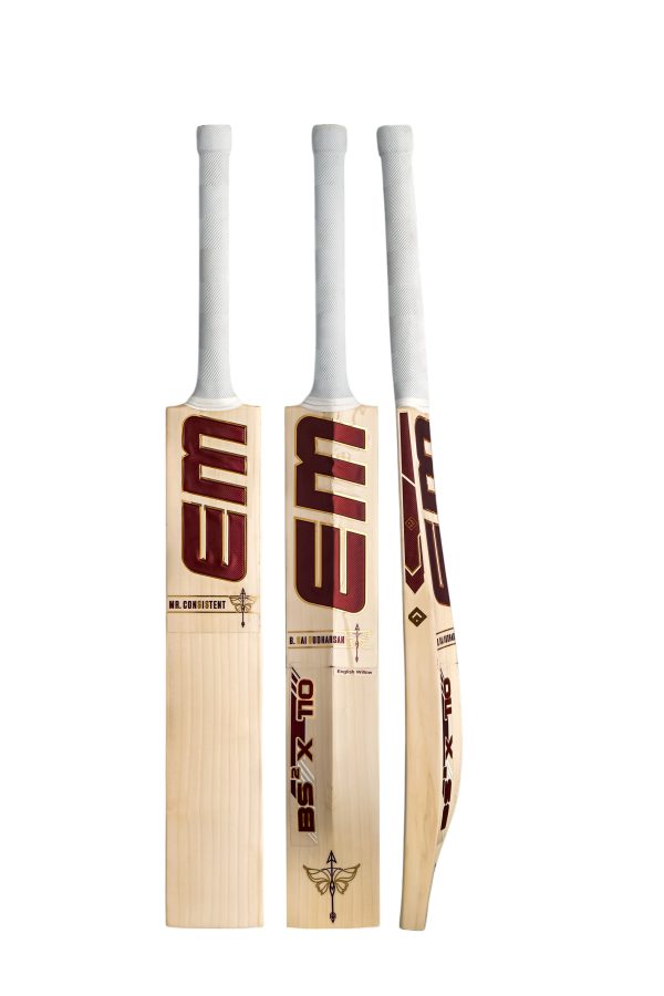 EM B. Sai Sudharsan 110 English Willow Cricket Bat | Premium English Willow Bat with Balanced Pickup, Thick Edges & Large Mid Sweet Spot