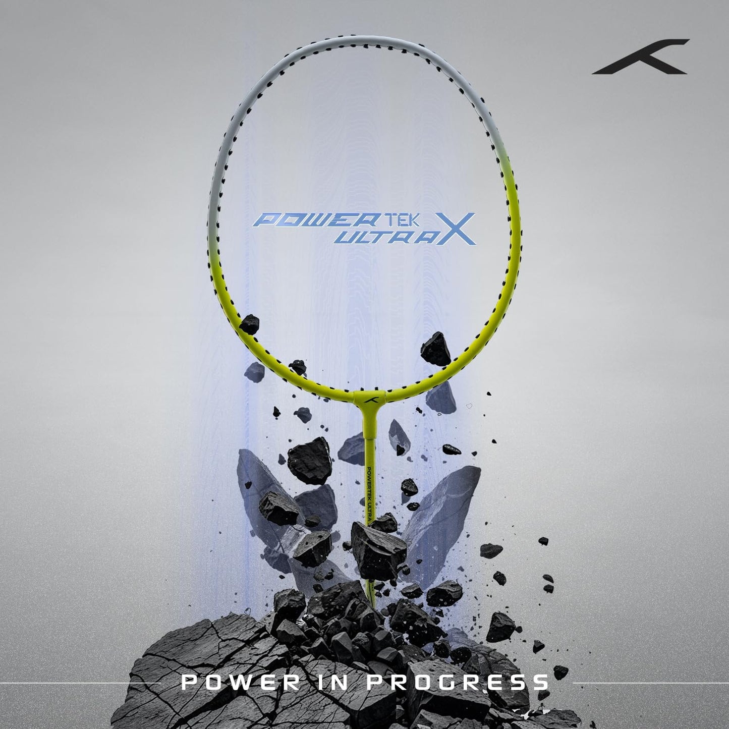 Hundred Powertek Ultra X Strung Badminton Set (2 Racquets) | Lightweight Aluminium Frame with Head-Heavy Balance, Full Cover | Beginner Friendly Combo Kit - Best Price online Prokicksports.com