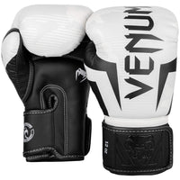 Venum Elite Boxing Gloves | Premium Synthetic Leather | Triple-Density Foam | Anatomical Grip | Hook & Loop Closure | Training/Sparring (10oz-18oz) - Best Price online Prokicksports.com